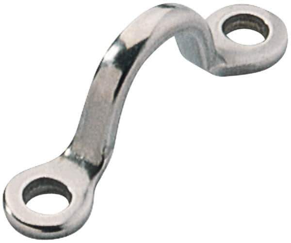 Ronstan - 5/8" Rope Guide/Eye Strap - 1-3/4" Between Centers, 316 Stainless Steel, Electropolished - Best Tool & Supply