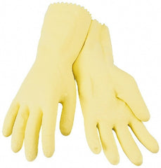 Safety Zone - Size L (9), 12" Long, 18 mil, Supported, Latex Chemical Resistant Gloves - Best Tool & Supply