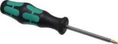 Wera - 2-3/8" Blade Length Posidrive Screwdriver - 5-5/8" OAL - Best Tool & Supply