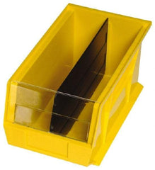 Quantum Storage - 9" Wide x 6.8" High, Black Bin Divider - Use with Quantum Storage Systems - QUS 239CON - Best Tool & Supply