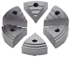 Value Collection - 2.16" Chuck Capacity, JF Attachment, Round Soft Lathe Chuck Jaw - 6 Jaws, Steel - Best Tool & Supply