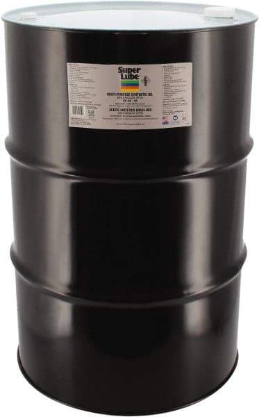 Synco Chemical - 55 Gal Drum Synthetic Multi-Purpose Oil - -42.78 to 232.22°F, SAE 85W, ISO 150, 681.5 SUS at 40°C, Food Grade - Best Tool & Supply