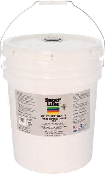 Synco Chemical - 5 Gal Pail Synthetic Multi-Purpose Oil - -40500°F, SAE 80W, ISO 68, 350 SUS at 40°C, Food Grade - Best Tool & Supply