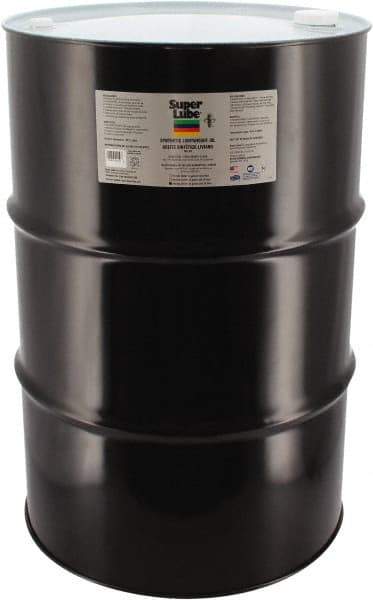 Synco Chemical - 55 Gal Drum Synthetic Multi-Purpose Oil - -40500°F, SAE 80W, ISO 68, 350 SUS at 40°C, Food Grade - Best Tool & Supply