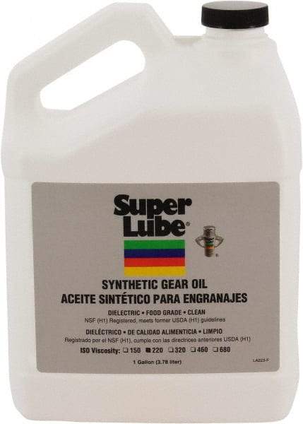 Synco Chemical - 1 Gal Bottle, Synthetic Gear Oil - -45°F to 450°F, ISO 220 - Best Tool & Supply