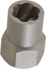 Irwin Hanson - 3/8" Drive Reverse Spiral Flute Hex Bolt Remover - 7/16" Hex, 2" OAL - Best Tool & Supply