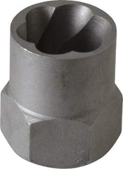 Irwin Hanson - 3/8" Drive Reverse Spiral Flute Hex Bolt Remover - 5/8" Hex, 2" OAL - Best Tool & Supply