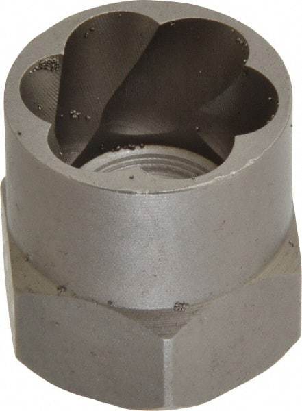 Irwin Hanson - 3/8" Drive Reverse Spiral Flute Hex Bolt Remover - 3/4" Hex, 2" OAL - Best Tool & Supply