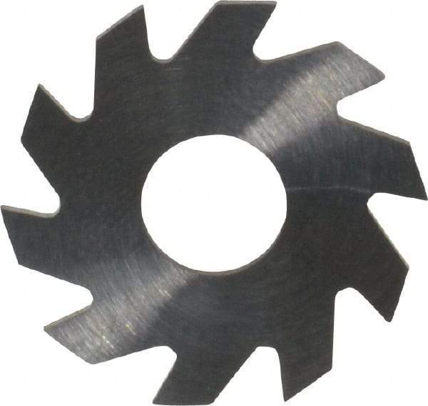 RobbJack - 3/4" Diam x 0.04" Blade Thickness x 1/4" Arbor Hole Diam, 10 Tooth Slitting and Slotting Saw - Arbor Connection, Right Hand, Uncoated, Solid Carbide, Concave Ground - Best Tool & Supply