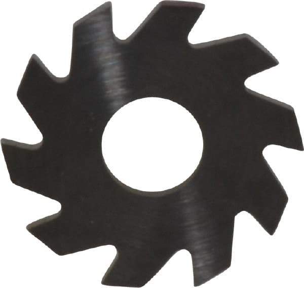 RobbJack - 3/4" Diam x 0.051" Blade Thickness x 1/4" Arbor Hole Diam, 10 Tooth Slitting and Slotting Saw - Arbor Connection, Right Hand, Uncoated, Solid Carbide, Concave Ground - Best Tool & Supply