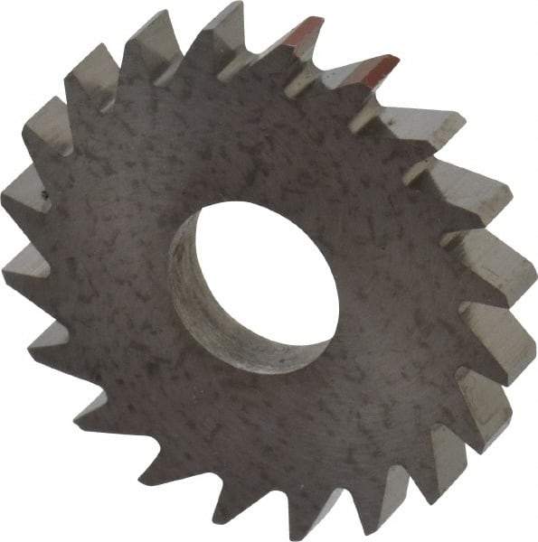 RobbJack - 3/4" Diam x 0.0937" Blade Thickness x 1/4" Arbor Hole Diam, 20 Tooth Slitting and Slotting Saw - Arbor Connection, Right Hand, Uncoated, Solid Carbide, Concave Ground - Best Tool & Supply