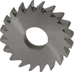 RobbJack - 3/4" Diam x 1/8" Blade Thickness x 1/4" Arbor Hole Diam, 20 Tooth Slitting and Slotting Saw - Arbor Connection, Right Hand, Uncoated, Solid Carbide, Concave Ground - Best Tool & Supply