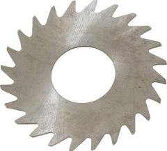 RobbJack - 1" Diam x 0.0156" Blade Thickness x 3/8" Arbor Hole Diam, 24 Tooth Slitting and Slotting Saw - Arbor Connection, Right Hand, Uncoated, Solid Carbide, Concave Ground - Best Tool & Supply