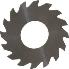 RobbJack - 1-1/4" Diam x 0.051" Blade Thickness x 1/2" Arbor Hole Diam, 16 Tooth Slitting and Slotting Saw - Arbor Connection, Right Hand, Uncoated, Solid Carbide, Concave Ground - Best Tool & Supply