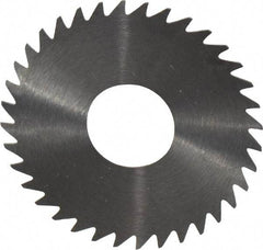 RobbJack - 1-1/2" Diam x 0.0156" Blade Thickness x 1/2" Arbor Hole Diam, 36 Tooth Slitting and Slotting Saw - Arbor Connection, Right Hand, Uncoated, Solid Carbide, Concave Ground - Best Tool & Supply