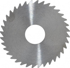 RobbJack - 1-3/4" Diam x 0.0312" Blade Thickness x 1/2" Arbor Hole Diam, 36 Tooth Slitting and Slotting Saw - Arbor Connection, Right Hand, Uncoated, Solid Carbide, Concave Ground - Best Tool & Supply