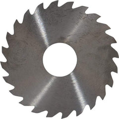 RobbJack - 1-3/4" Diam x 0.04" Blade Thickness x 1/2" Arbor Hole Diam, 24 Tooth Slitting and Slotting Saw - Arbor Connection, Right Hand, Uncoated, Solid Carbide, Concave Ground - Best Tool & Supply