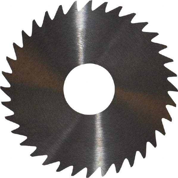 RobbJack - 1-3/4" Diam x 1/16" Blade Thickness x 1/2" Arbor Hole Diam, 24 Tooth Slitting and Slotting Saw - Arbor Connection, Right Hand, Uncoated, Solid Carbide, Concave Ground - Best Tool & Supply