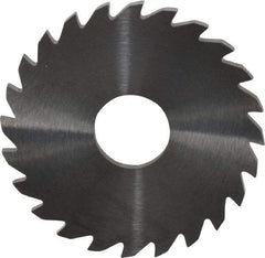 RobbJack - 1-3/4" Diam x 0.0937" Blade Thickness x 1/2" Arbor Hole Diam, 24 Tooth Slitting and Slotting Saw - Arbor Connection, Right Hand, Uncoated, Solid Carbide, Concave Ground - Best Tool & Supply