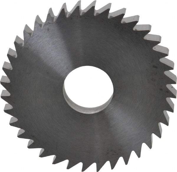 RobbJack - 1-3/4" Diam x 3/16" Blade Thickness x 1/2" Arbor Hole Diam, 36 Tooth Slitting and Slotting Saw - Arbor Connection, Right Hand, Uncoated, Solid Carbide, Concave Ground - Best Tool & Supply