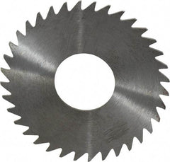 RobbJack - 1-3/4" Diam x 0.0312" Blade Thickness x 5/8" Arbor Hole Diam, 36 Tooth Slitting and Slotting Saw - Arbor Connection, Right Hand, Uncoated, Solid Carbide, Concave Ground - Best Tool & Supply