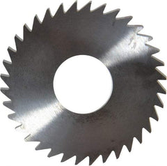 RobbJack - 1-3/4" Diam x 0.0937" Blade Thickness x 5/8" Arbor Hole Diam, 36 Tooth Slitting and Slotting Saw - Arbor Connection, Right Hand, Uncoated, Solid Carbide, Concave Ground - Best Tool & Supply