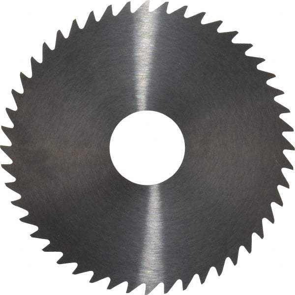 RobbJack - 2" Diam x 0.0156" Blade Thickness x 1/2" Arbor Hole Diam, 48 Tooth Slitting and Slotting Saw - Arbor Connection, Right Hand, Uncoated, Solid Carbide, Concave Ground - Best Tool & Supply