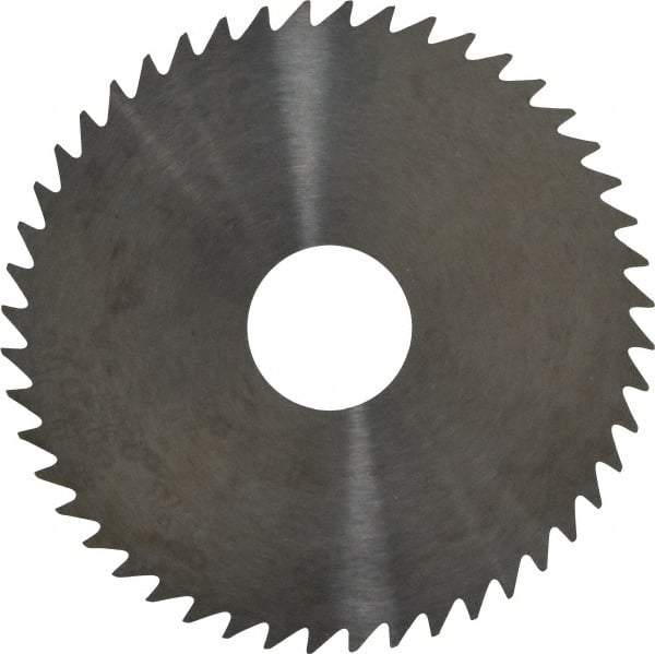 RobbJack - 2" Diam x 0.02" Blade Thickness x 1/2" Arbor Hole Diam, 48 Tooth Slitting and Slotting Saw - Arbor Connection, Right Hand, Uncoated, Solid Carbide, Concave Ground - Best Tool & Supply