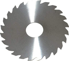 RobbJack - 2" Diam x 0.0312" Blade Thickness x 1/2" Arbor Hole Diam, 24 Tooth Slitting and Slotting Saw - Arbor Connection, Right Hand, Uncoated, Solid Carbide, Concave Ground - Best Tool & Supply