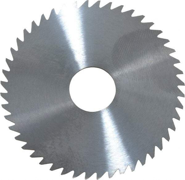 RobbJack - 2" Diam x 0.0468" Blade Thickness x 1/2" Arbor Hole Diam, 48 Tooth Slitting and Slotting Saw - Arbor Connection, Right Hand, Uncoated, Solid Carbide, Concave Ground - Best Tool & Supply