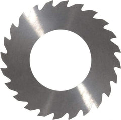 RobbJack - 2" Diam x 1/16" Blade Thickness x 1" Arbor Hole Diam, 24 Tooth Slitting and Slotting Saw - Arbor Connection, Right Hand, Uncoated, Solid Carbide, Concave Ground - Best Tool & Supply