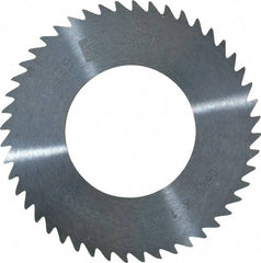 RobbJack - 2" Diam x 1/16" Blade Thickness x 1" Arbor Hole Diam, 48 Tooth Slitting and Slotting Saw - Arbor Connection, Right Hand, Uncoated, Solid Carbide, Concave Ground - Best Tool & Supply