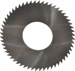 RobbJack - 2-1/2" Diam x 0.0468" Blade Thickness x 1" Arbor Hole Diam, 56 Tooth Slitting and Slotting Saw - Arbor Connection, Right Hand, Uncoated, Solid Carbide, Concave Ground - Best Tool & Supply