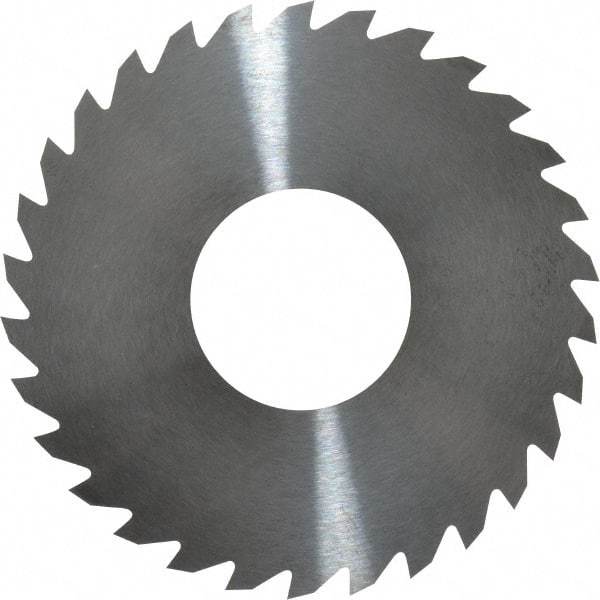 RobbJack - 2-3/4" Diam x 1/16" Blade Thickness x 1" Arbor Hole Diam, 30 Tooth Slitting and Slotting Saw - Arbor Connection, Right Hand, Uncoated, Solid Carbide, Concave Ground - Best Tool & Supply