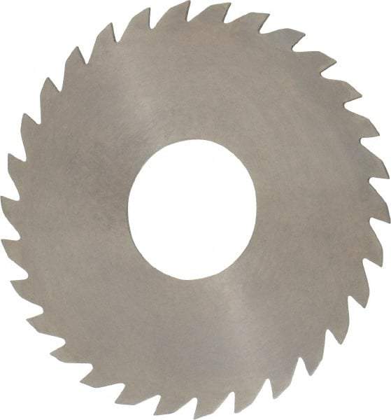 RobbJack - 3" Diam x 0.0468" Blade Thickness x 1" Arbor Hole Diam, 30 Tooth Slitting and Slotting Saw - Arbor Connection, Right Hand, Uncoated, Solid Carbide, Concave Ground - Best Tool & Supply