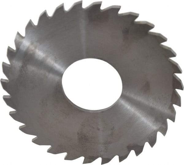 RobbJack - 3" Diam x 0.0937" Blade Thickness x 1" Arbor Hole Diam, 30 Tooth Slitting and Slotting Saw - Arbor Connection, Right Hand, Uncoated, Solid Carbide, Concave Ground - Best Tool & Supply