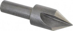 Keo - 5/8" Head Diam, 3/8" Shank Diam, 3 Flute 60° High Speed Steel Countersink - Bright Finish, 2-1/4" OAL, Single End, Straight Shank, Right Hand Cut - Best Tool & Supply