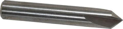 Keo - 1/4" Head Diam, 1/4" Shank Diam, 3 Flute 82° High Speed Steel Countersink - Bright Finish, 1-1/2" OAL, Single End, Straight Shank, Right Hand Cut - Best Tool & Supply