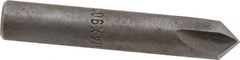 Keo - 1/4" Head Diam, 1/4" Shank Diam, 3 Flute 90° High Speed Steel Countersink - Bright Finish, 1-1/2" OAL, Single End, Straight Shank, Right Hand Cut - Best Tool & Supply