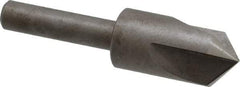 Keo - 1/2" Head Diam, 1/4" Shank Diam, 3 Flute 100° High Speed Steel Countersink - Bright Finish, 2" OAL, Single End, Straight Shank, Right Hand Cut - Best Tool & Supply