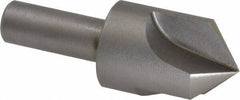 Keo - 1" Head Diam, 1/2" Shank Diam, 3 Flute 100° High Speed Steel Countersink - Bright Finish, 2-3/4" OAL, Single End, Straight Shank, Right Hand Cut - Best Tool & Supply