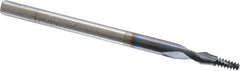 Accupro - #4-40 UNC, 0.085" Cutting Diam, 2 Flute, Solid Carbide Helical Flute Thread Mill - Internal Thread, 7/32" LOC, 2" OAL, 1/8" Shank Diam - Best Tool & Supply