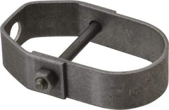 Empire - 1-1/4" Pipe, 3/8" Rod, Carbon Steel Adjustable Clevis Hanger - Black - Best Tool & Supply