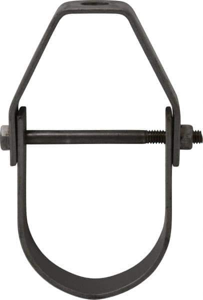 Empire - 2-1/2" Pipe, 1/2" Rod, Carbon Steel Adjustable Clevis Hanger - Black - Best Tool & Supply