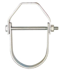 Empire - 2-1/2" Pipe, 1/2" Rod, Carbon Steel Adjustable Clevis Hanger - Electro Galvanized - Best Tool & Supply