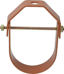 Empire - 3" Pipe, 1/2" Rod, Carbon Steel Adjustable Clevis Hanger - Copper Plated - Best Tool & Supply