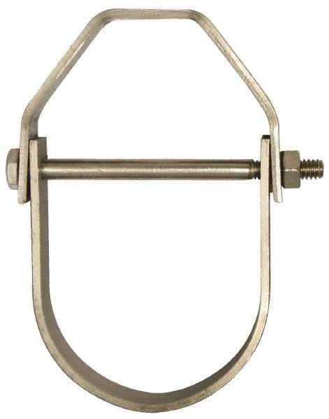 Empire - 2-1/2" Pipe, 1/2" Rod, Grade 304 Stainless Steel Adjustable Clevis Hanger - Best Tool & Supply