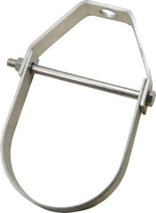 Empire - 4" Pipe, 5/8" Rod, Grade 304 Stainless Steel Adjustable Clevis Hanger - Best Tool & Supply