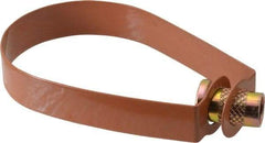 Empire - 2" Pipe, 3/8" Rod, Carbon Steel Emlok Swivel Ring Hanger - Copper Plated, 600 Lb Capacity - Best Tool & Supply