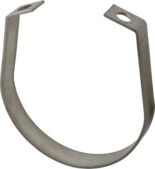 Empire - 4" Pipe, 1/2" Rod, Grade 304 Stainless Steel Adjustable Band Hanger - Best Tool & Supply